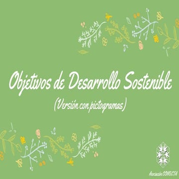 #ODISCAPACIDAD: Objetivos de Desarrollo Sostenible con Pictogramas