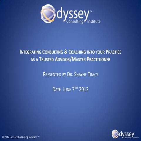 Odyssey   movement presentation coaching
