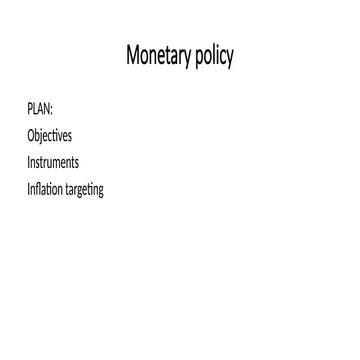 OE 1                  Monetary policy FINAL