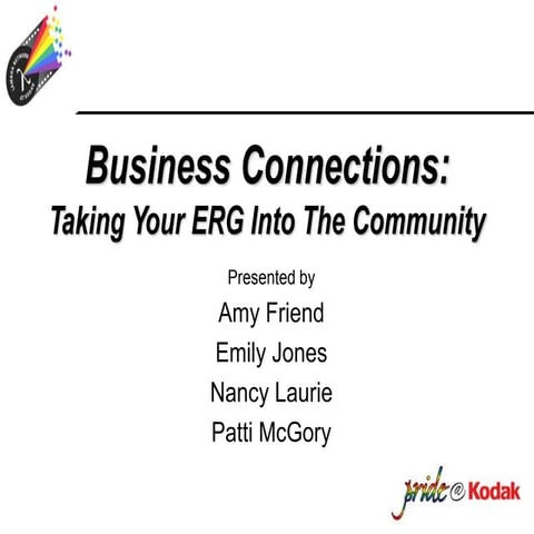 Business Connections: Taking Your Employee Resource Group Into the Community