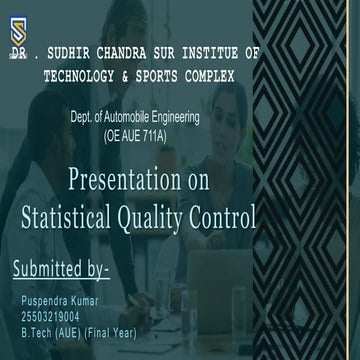 Statistical Quality Control ppt. | PPT