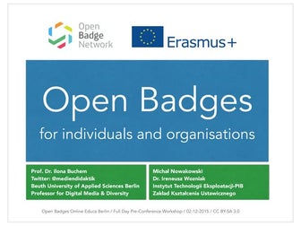 Open Badges for Individuals and Organisations 