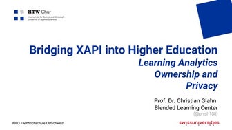 Bridging XAPI into Higher Education: Learning Analytics, Ownership, and Privacy