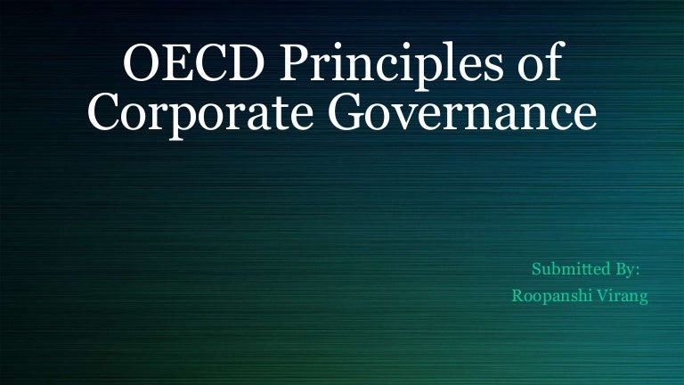 oecd-principles-of-corporate-governance-in-india