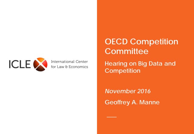 Big data: Bringing competition poli...