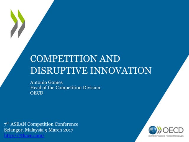 Competition and Disruptive Innovation
