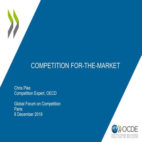 Competition for-the-market | PDF