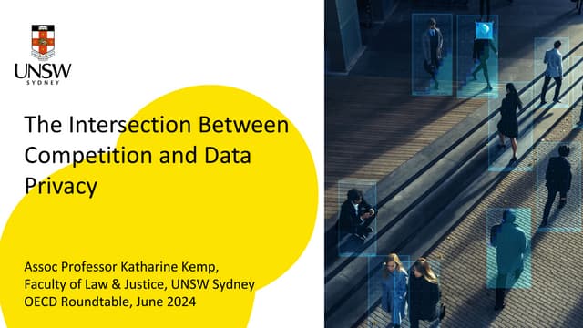 The Intersection between Competition and Data Privacy – KEMP – June 2024 OECD discussion