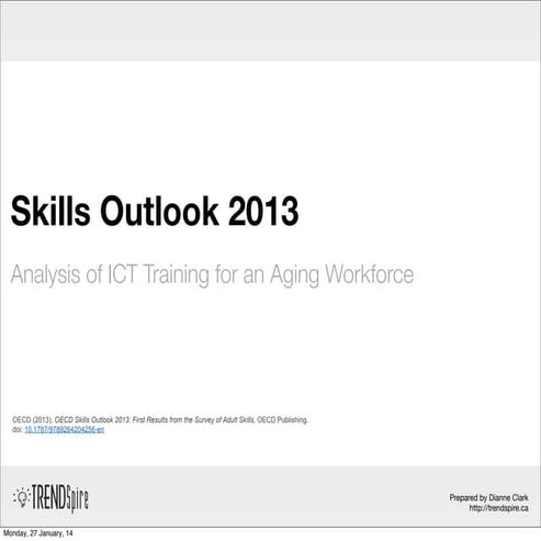 Proving a Case for ICT Skills Training for ages 50+