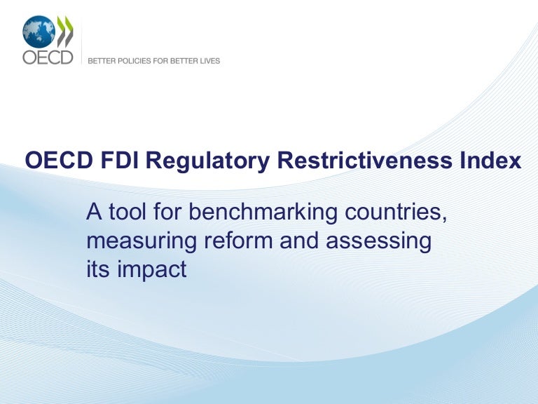 OECD FDI Regulatory Restrictiveness Index