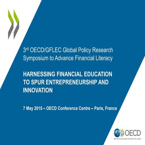 COMPILATION SMEs - 2015 Symposium to Advance Financial Literacy - Paris - 7 May