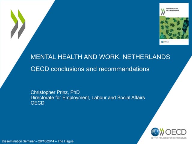 OECD presentation Mental Health and...