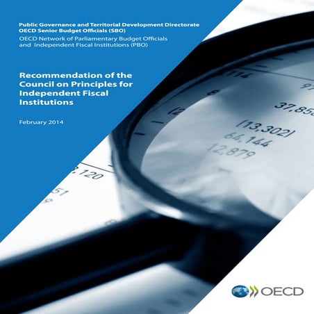 OECD Recommendation on Principles for Independent Fiscal Institutions