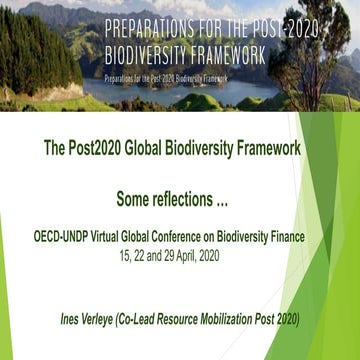 Workshop on Scaling Up Biodiversity-Positive Incentives - Gregoire De ...