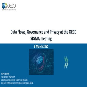 OECD Data Flows, Governance and Privacy by Clarisse GIROT (OECD) on 7 March 2...