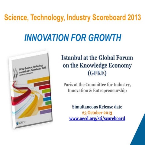 OECD Scoreboard 2013 Istanbul Launch