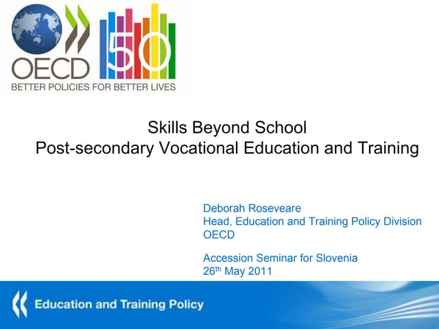 Oecd Slovenia Skills beyond School