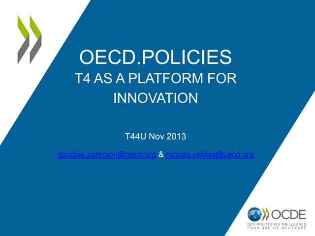 OECD policies & TERMINALFOUR as a policy for innovation:TERMINALFOUR t44u 2013