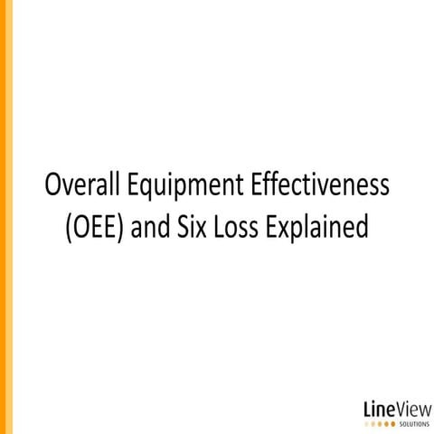 Oee Explained