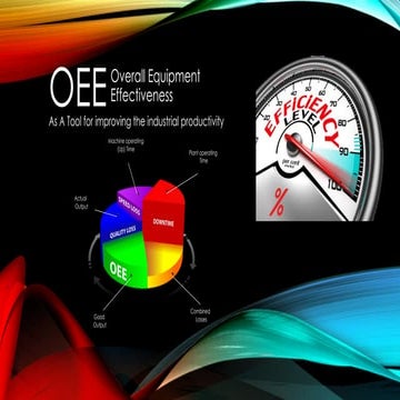 OEE Presentation of shanfoods  Privevate
