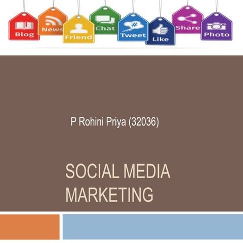 Social media marketing