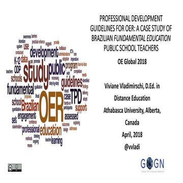 Professional Development Guidelines for OER:A Case Study of Brazilian Fundame...
