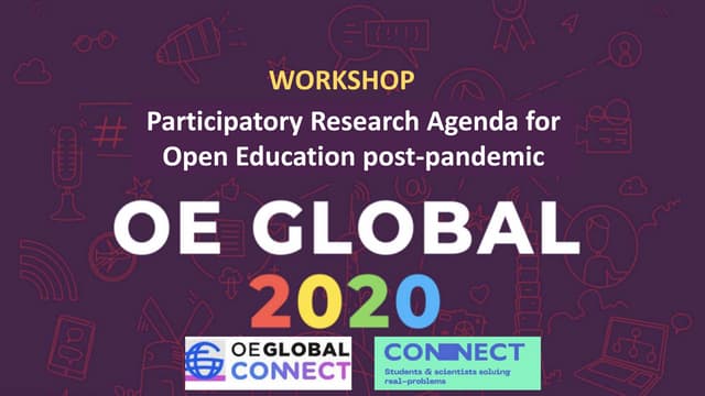 Participatory Research Agenda for Open Education post pandemic
