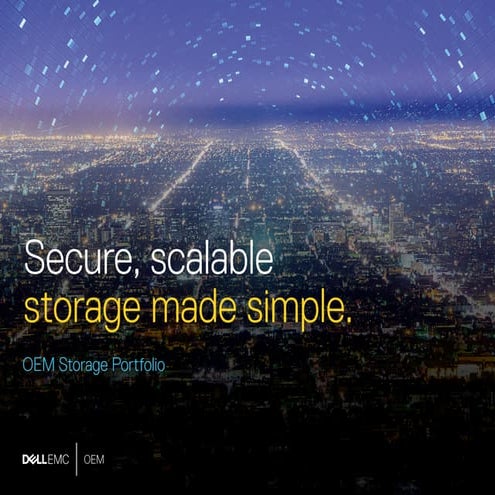 Dell EMC OEM Storage Brochure