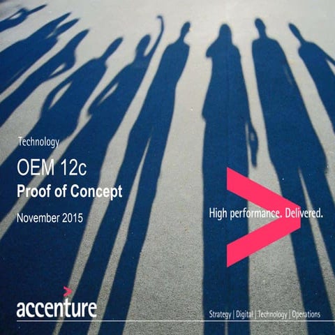 OTN tour 2015 Oracle Enterprise Manager 12c – Proof of Concept