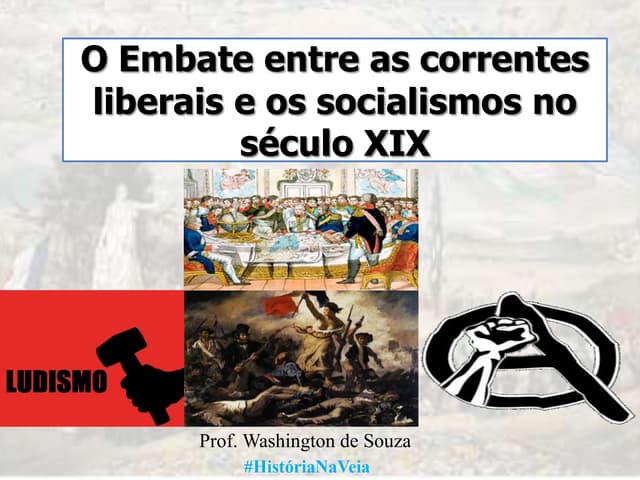 O embate entre as correntes liberai...