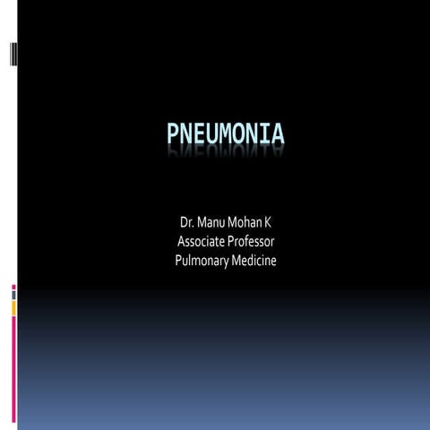 Pneumonia part1 | PPTX