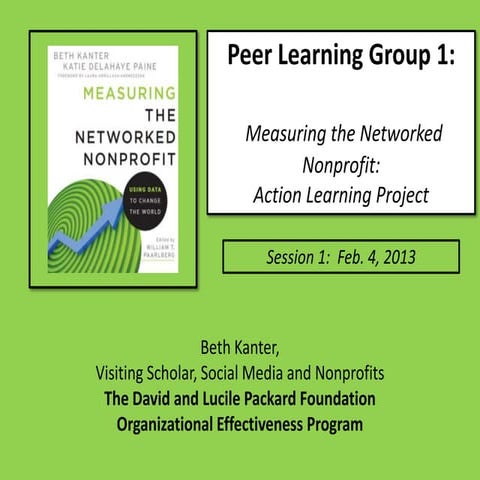 Measuring Networked Nonprofit:  Peer Group 1 - Session 1