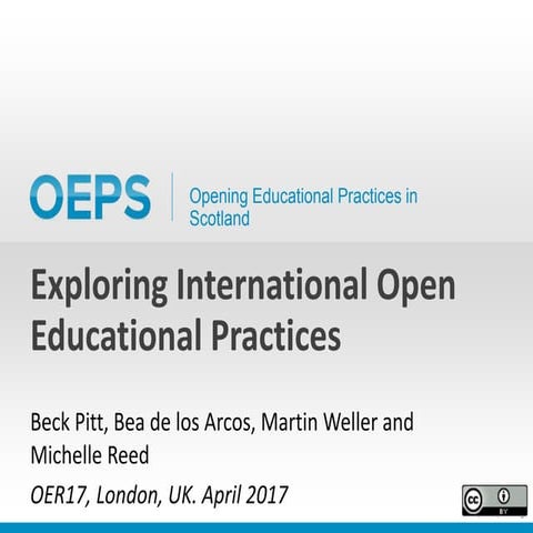 Exploring International Open Educational Practices 
