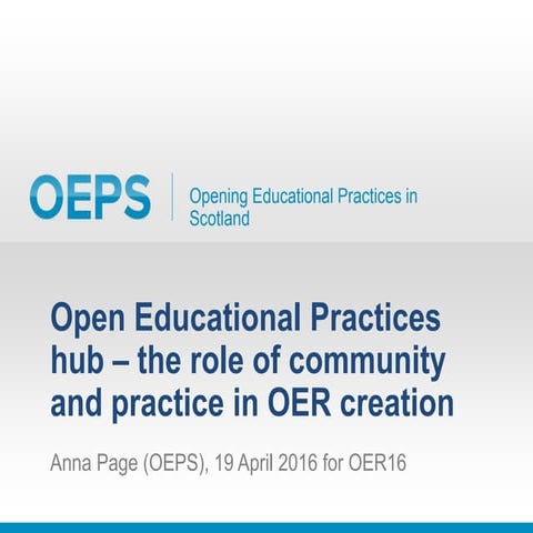 OEPS hub oer16