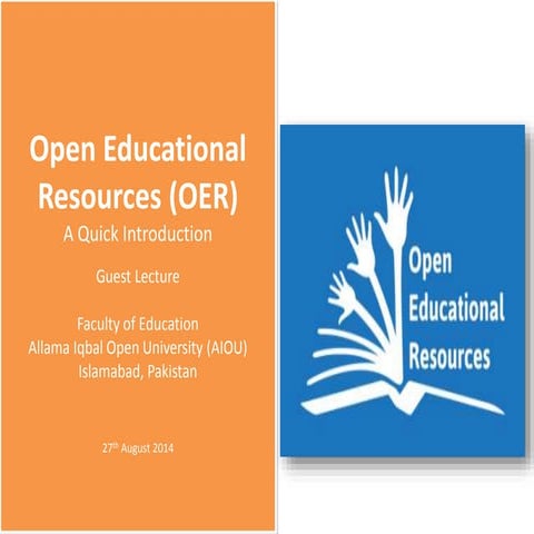 Open Educational Resources and Reuseable Learning Objects | PPTX