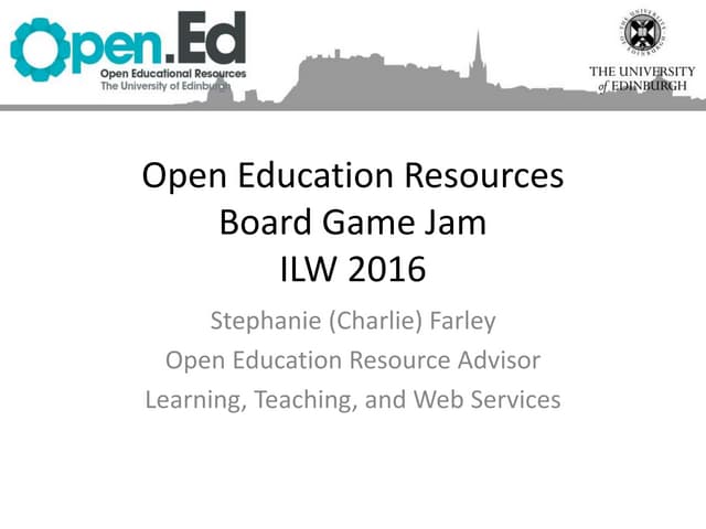 Board Game Jam - ILW 2016