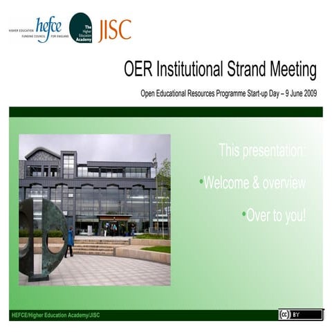 OER Institutional Strand Meeting 9.6.09