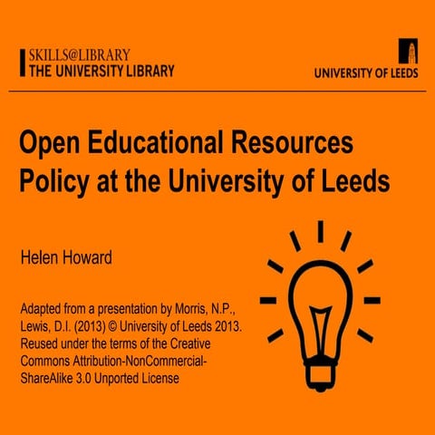 OER Institutional Policy - Leeds University