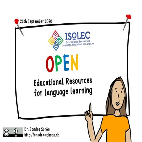 Open educational resources for language learning - a keynote at ISOLEC 2020
