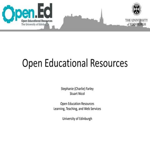 OER: Find licensed material for teaching and presentations