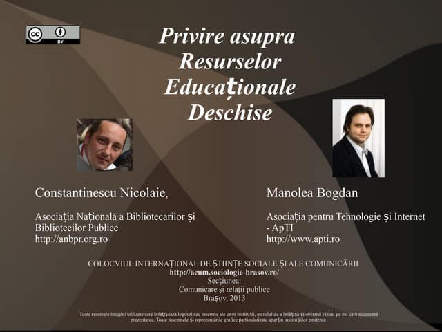 Privire asupra Resurselor Educaționale Deschise