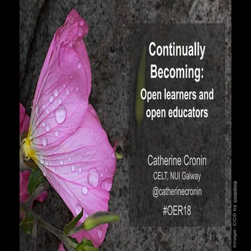 Continually becoming: Open learners and open educators