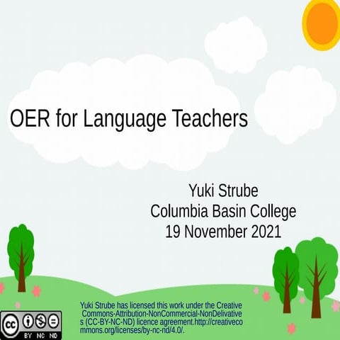 OER101 - benefits and challenges