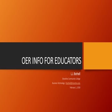OER for Educators