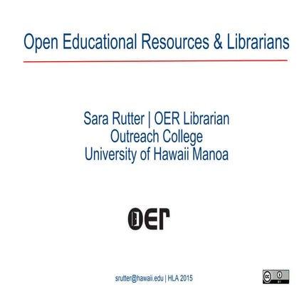 OER HLA Talk June2015