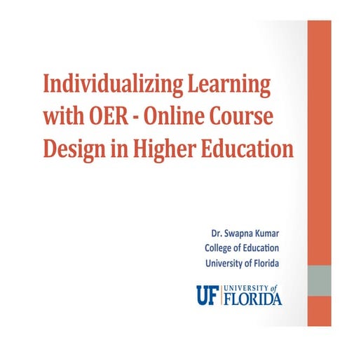 Individualizing Learning with OER