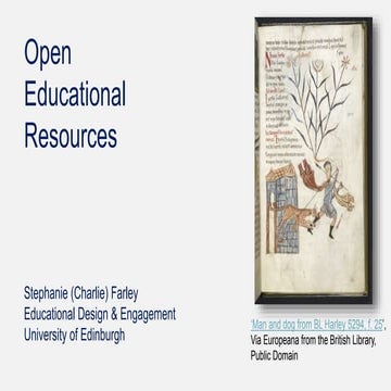Open Educational Resources & Open Licensing
