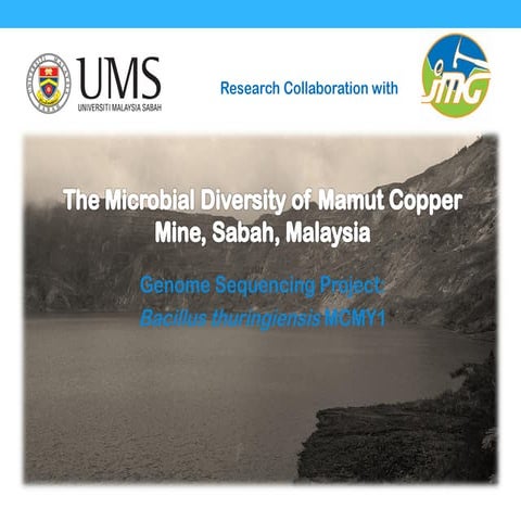 BACTERIAL GENOME SEQUENCING PROJECT