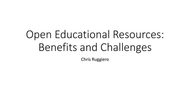 Oer presentation