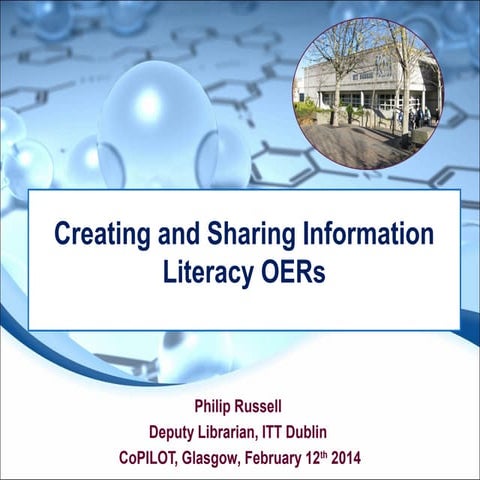 information literacy open educational resources. author: philip russell
